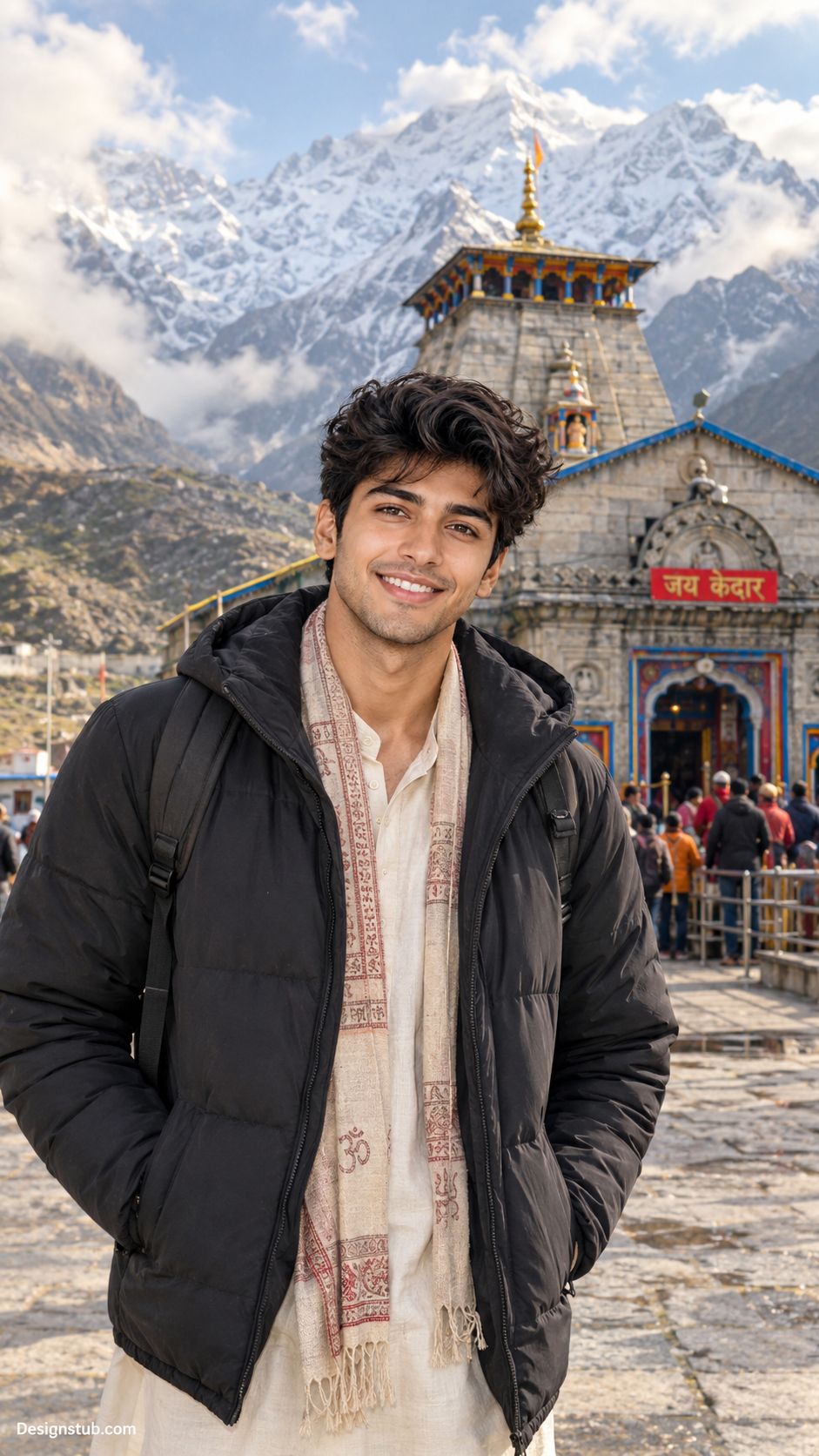 Kedarnath Temple AI Photo Prompts for Boys