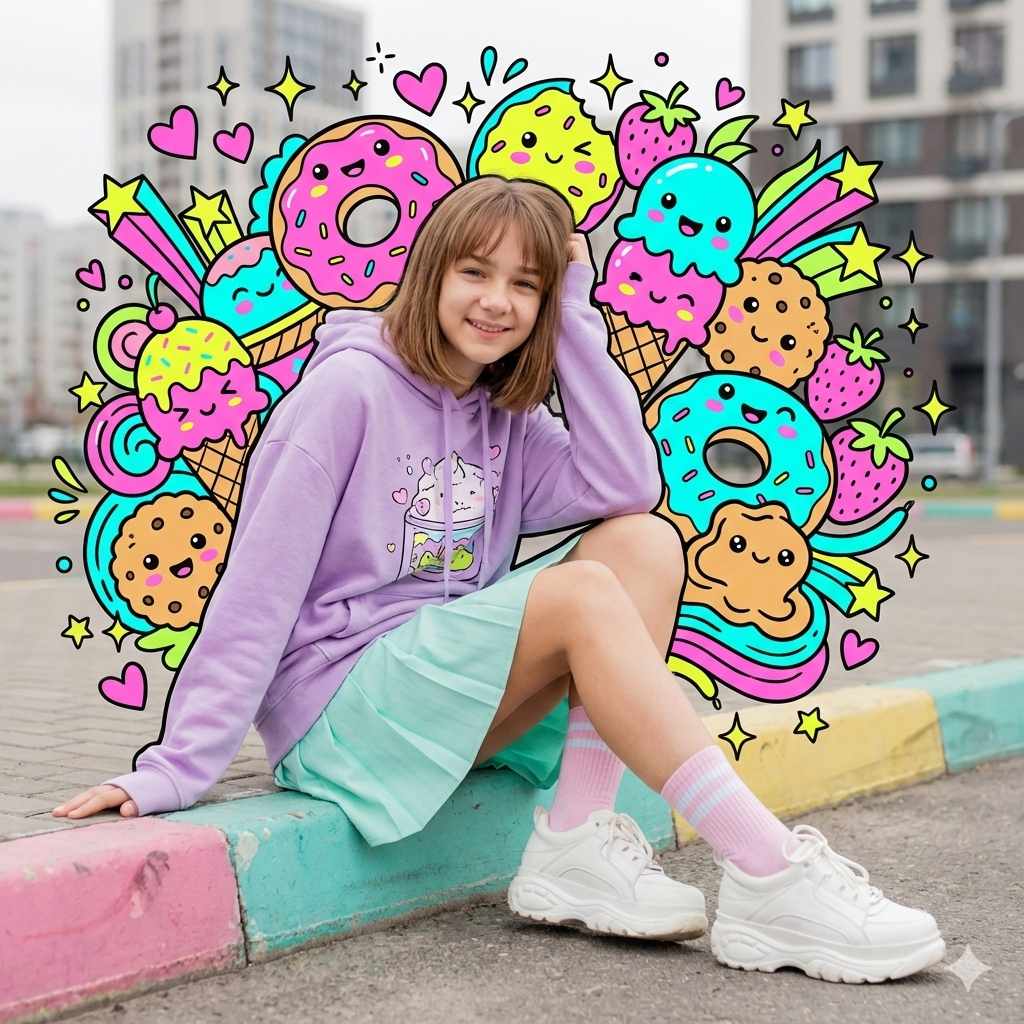 Kawaii Street Photography Prompts for Gemini