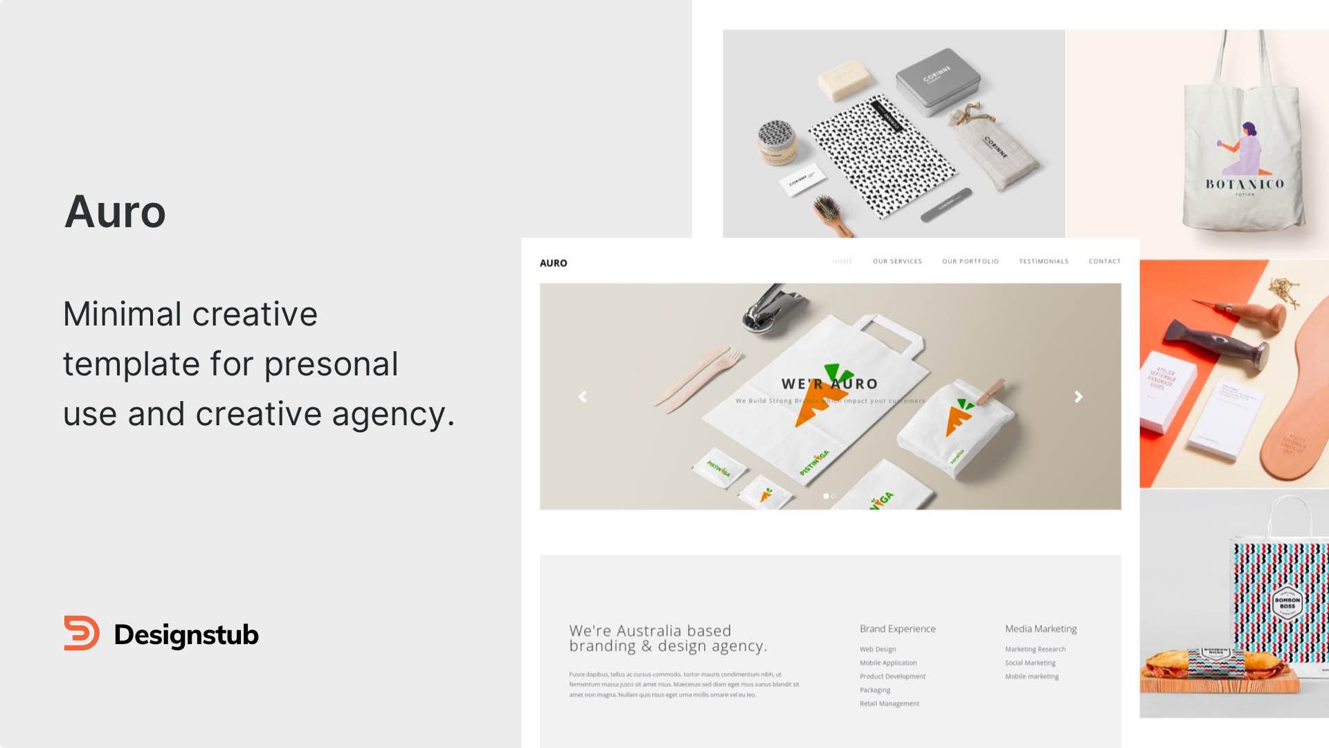 Auro – Bootstrap Agency Template -b